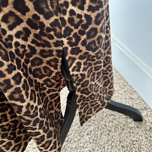 Michael Kors leopard satin silky slip dress pinup party evening worn once - Picture 4 of 9